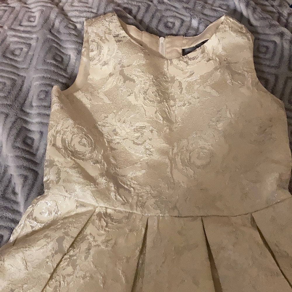 Children’s Palace girls white floral dress